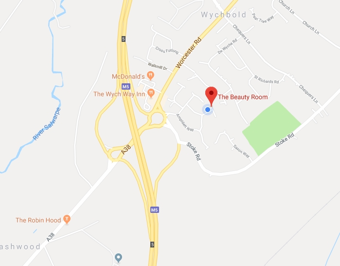 How to find The Beauty Room, Wychbold